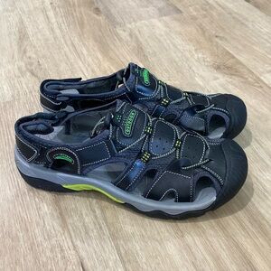 NEW Men’s Leather Closed Toe Hiking Sandals